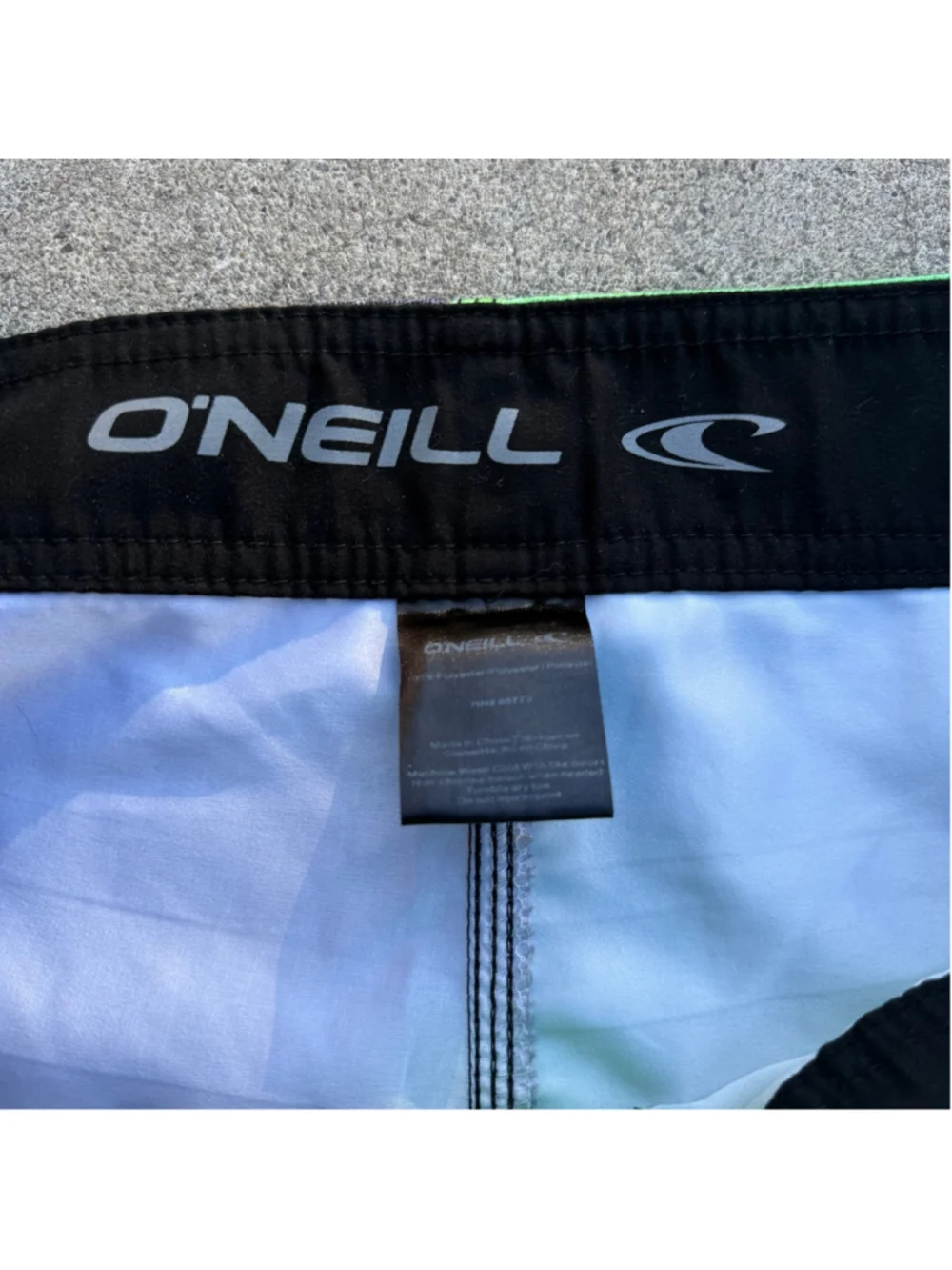 O'Neill Men's Colorblock Board Shorts W/ Zipper Pockets Size L